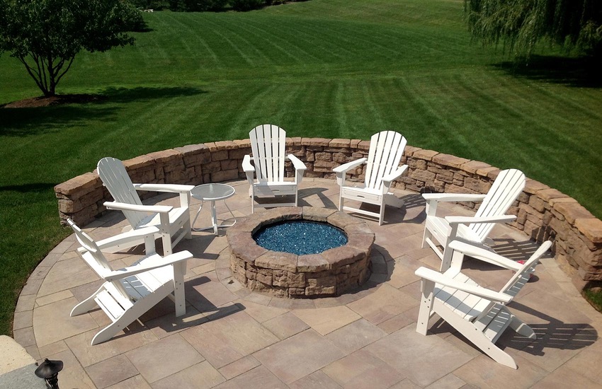 Round Fire Pit Kit Cromwell Concrete